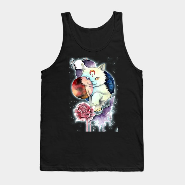 galaxy cat Tank Top by Lyxy